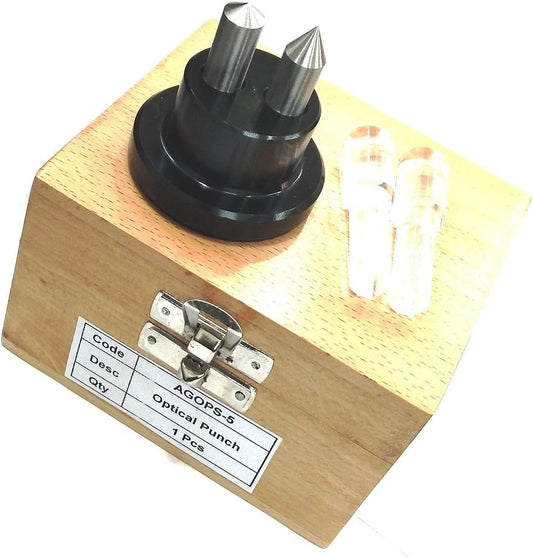 Quality Precision Optical Center Punch Set-Wooden Box Packaging