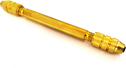 Precision Round Brass Double End Pin Vises 0-3 mm Capacity Jewelry Watch Tool & Wood Working 4.5" Inches long