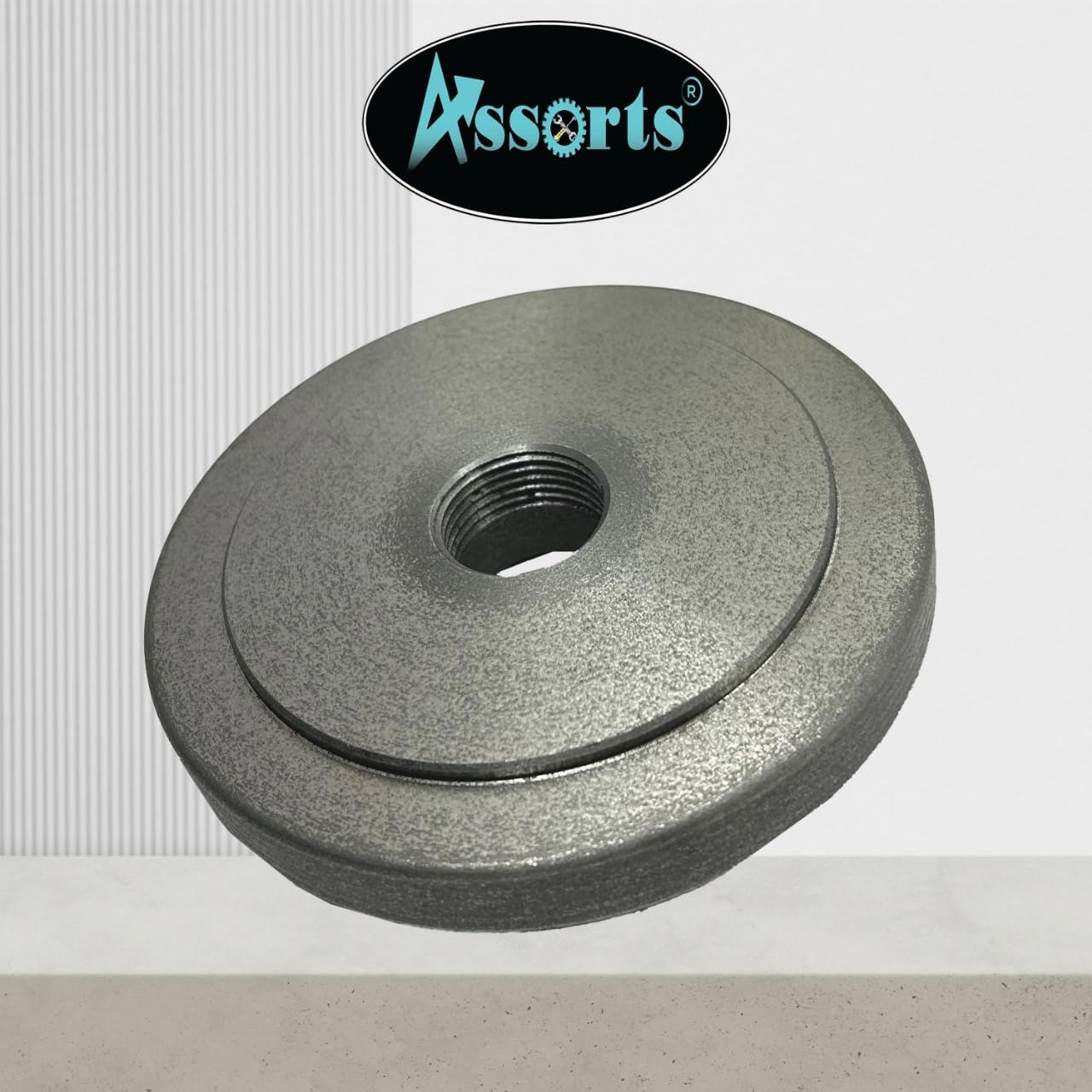 125 mm Cast Iron Backplate for Chuck Mounting | Myford-Compatible, 1-1/8" x 12 TPI Thread