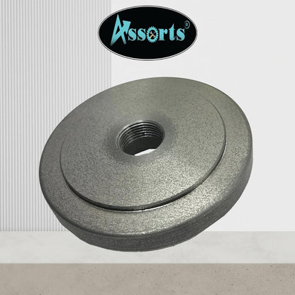 125 mm Cast Iron Backplate for Chuck Mounting | Myford-Compatible, 1-1/8" x 12 TPI Thread