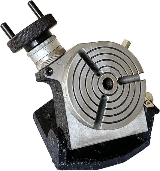 4" Tilting Rotary Table with 3 T-Slots