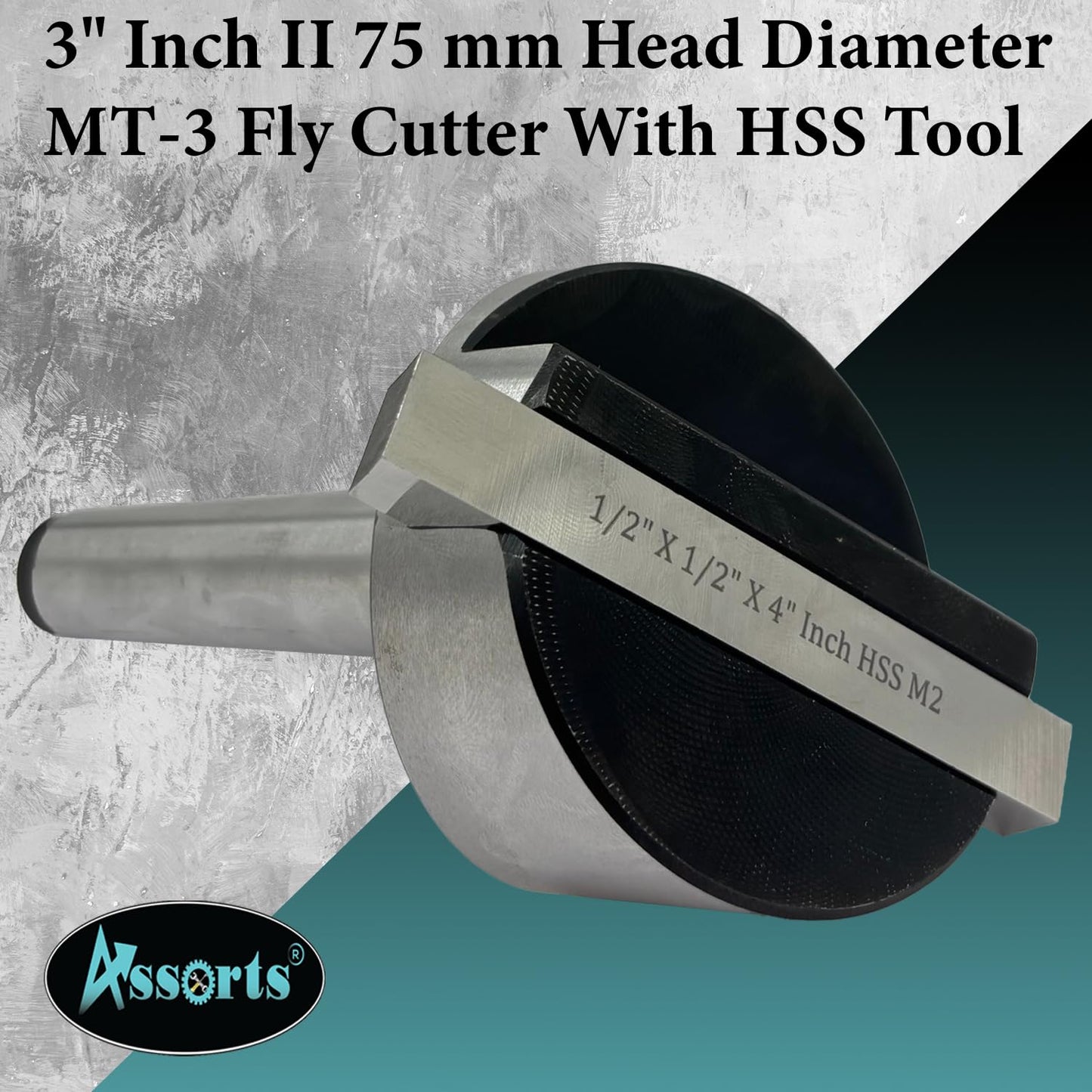 3" Inch II 75 mm Head Diameter Fly Cutter For Milling & Lathe Machine with HSS Tool Bit