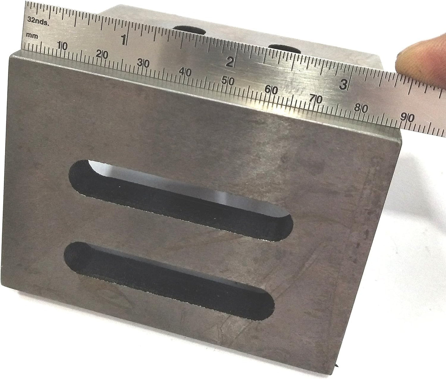 Assorts SLOTTED WEBBED ANGLE PLATE- STRESS RELIEVED GRAIN CASTE IRON ANGLE PLATE (BIG # 3" x 3-1/2" x 2-1/2"INCH/ 75 x 88 x 63 MM)