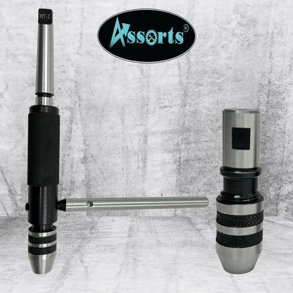 Threading & Tapping attachment-lathe tailstock die holder set (MT2)