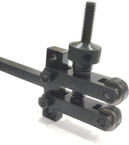 Spring Loaded Clamp Type Knurling Tool 2" Capacity for Lathes+ 2 Spare Knurls