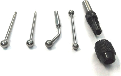Assorts Wiggler & Center finder Set Work Edge Centre Finding Run out concentrical align 5 Pcs Set