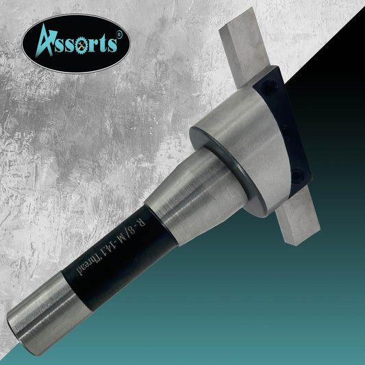 2" Inch (50 mm) Head Diameter Fly Cutter for Milling & Lathe Machine with HSS Tool Bit, R8 Shank (7/16" Drawbar)