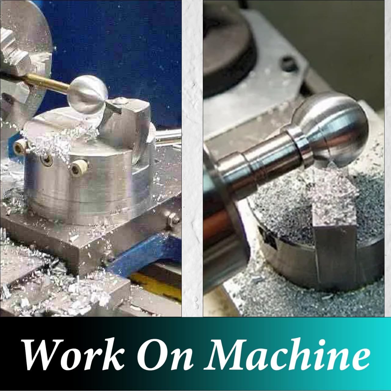 Assorts Lathe Ball Turning Attachment – Oval & Round Base with Graduation Scale – Single & Double Bit Options – Convex & Concave Metal Sphere Radius Turning Fits Myford & Similar Lathes – Supplied in Plastic Suitcase with 1 Cutting Bit Box