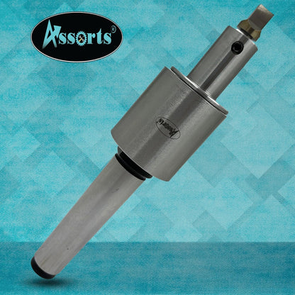 Assorts Newly Developed Rotary Broach (Metric) – MT3 Shank (M12 x 1.75 mm Drawbar) + 7 PCS H.S.S. Square Punch Set (3–12 mm)-Enhanced with Wobble Feature
