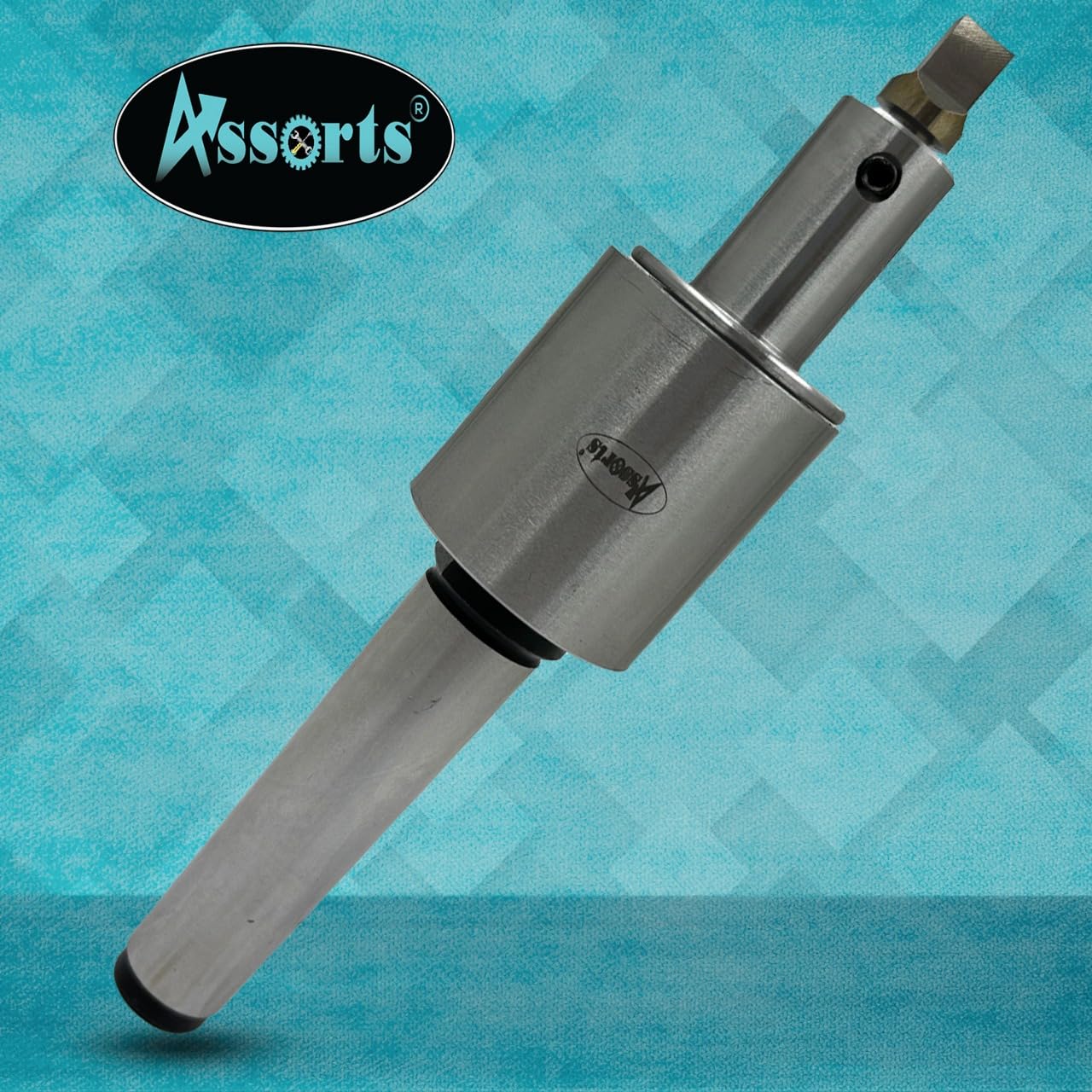 Assorts MT3 Teng Style Rotary Broach Holder Set with HSS Metric Square Broach Punches – Precision Internal Square Broaching Tool for Lathes, Milling Machines & CNC Machining Applications