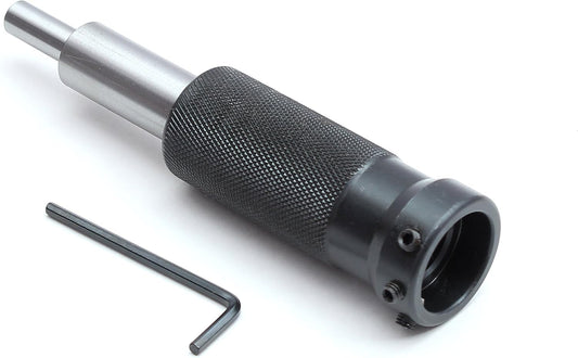 Lathe Tailstock Die Holder in Straight 3/8" Parallel Shank - Holds 1" OD Dies