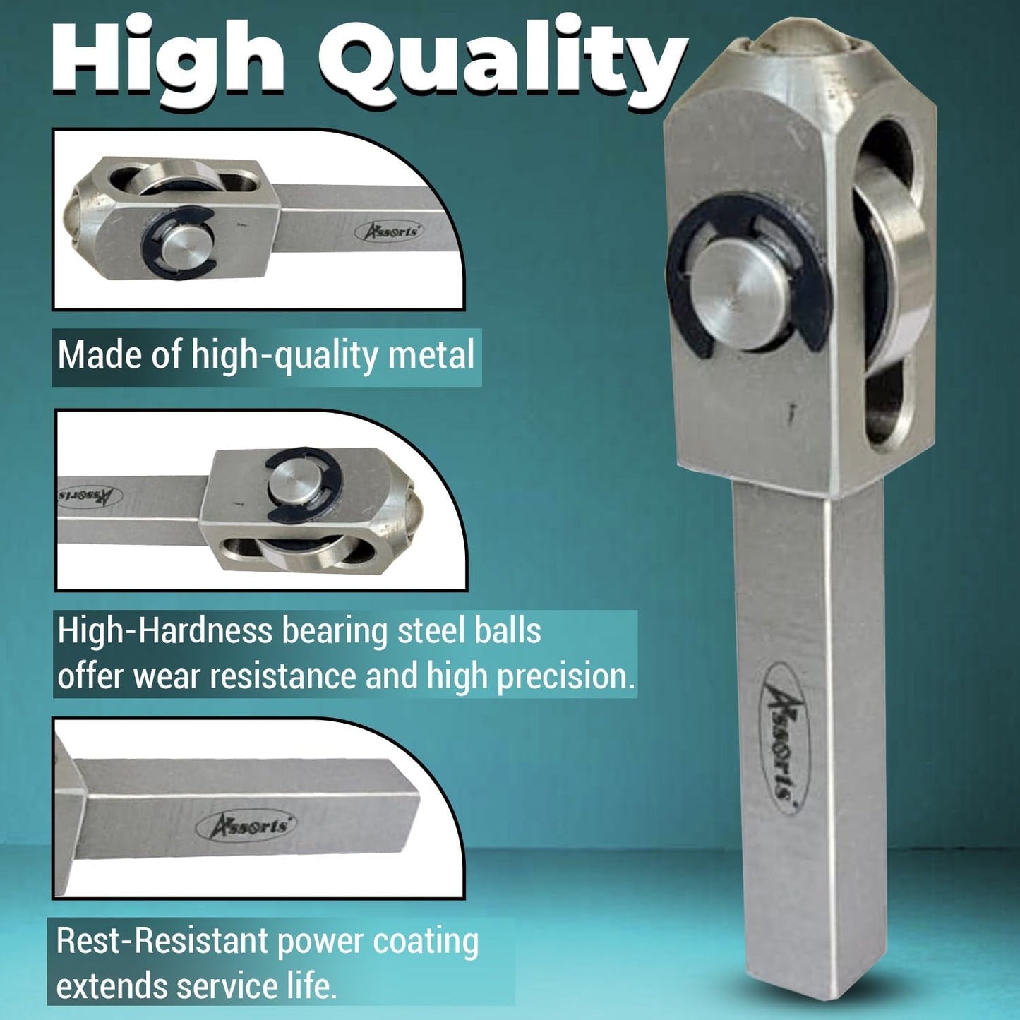ASSORTS Mini Lathe Burnishing Tool Premium Series Roller Burnishing Tool for | (HRC 1868) ((1/2" × 1/2" × 2-1/2"))