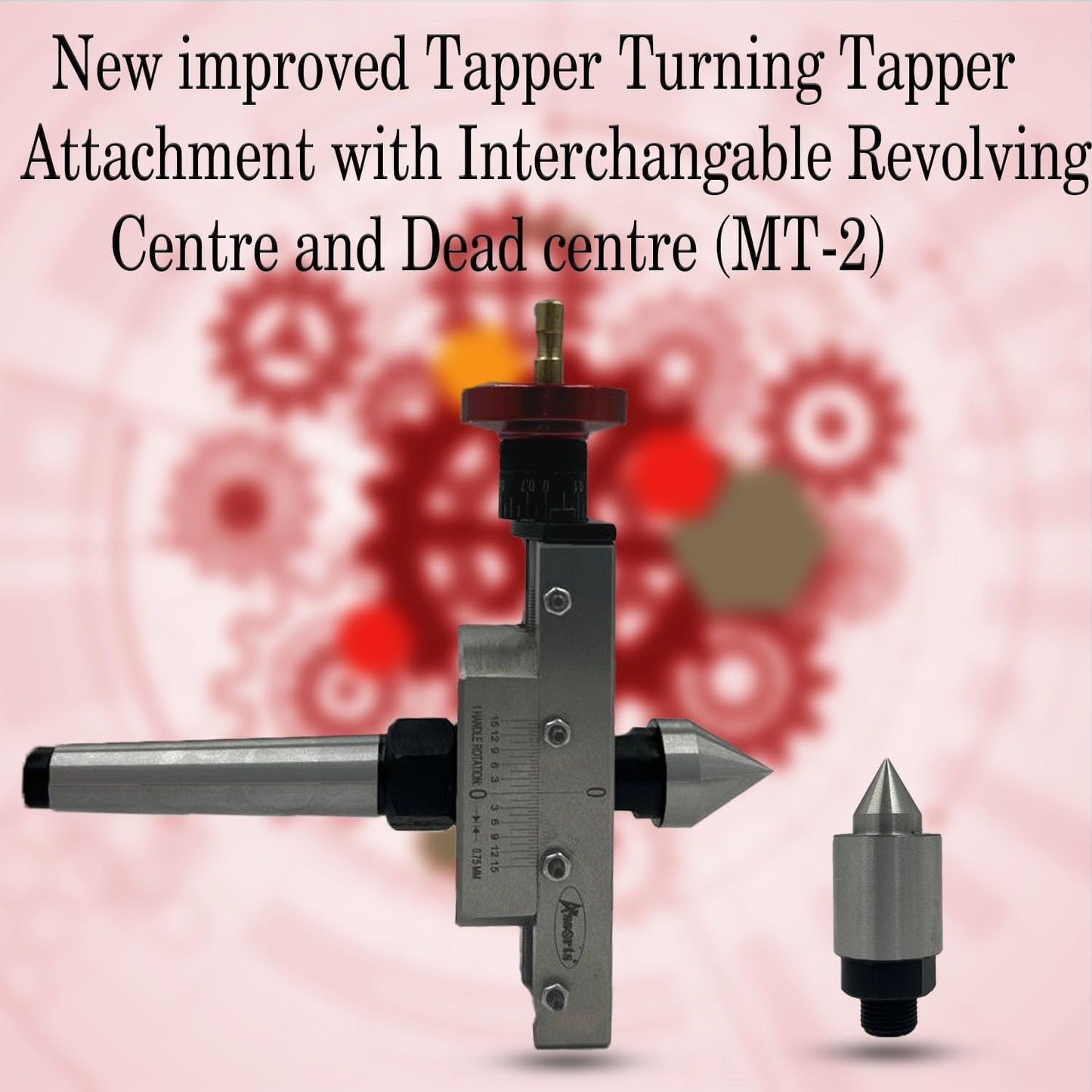 New improved Tapper Turning Tapper Attachment with Interchangable Revolving Centre and Dead centre (MT-2)