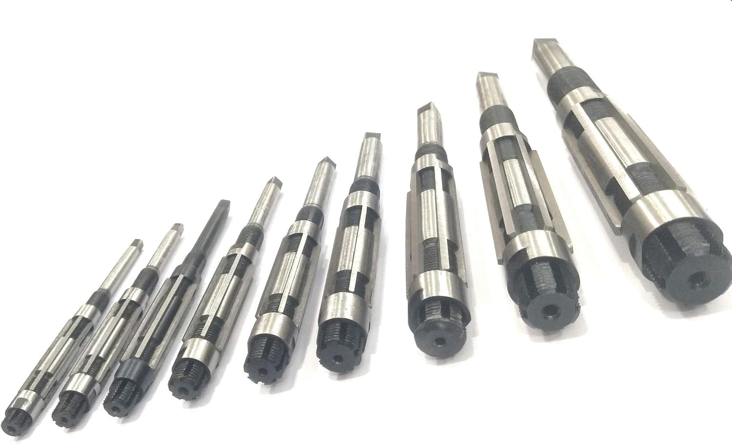 QUALITY ADJUSTABLE HAND REAMERS-CARBON STEEL BLADES (SET OF 9 PCS -H4 TO H12)