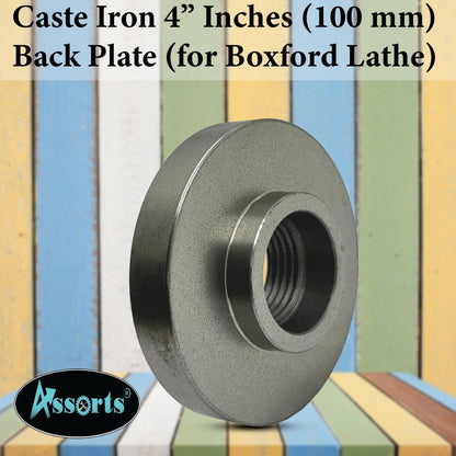 Cast Iron 4" (100mm) Backplate for Backford Lathe