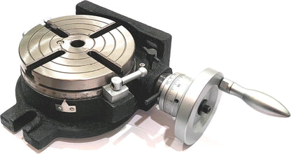 Horizontal Vertical HV6-4 slots Rotary Table 6" (150 mm) for Milling Machine