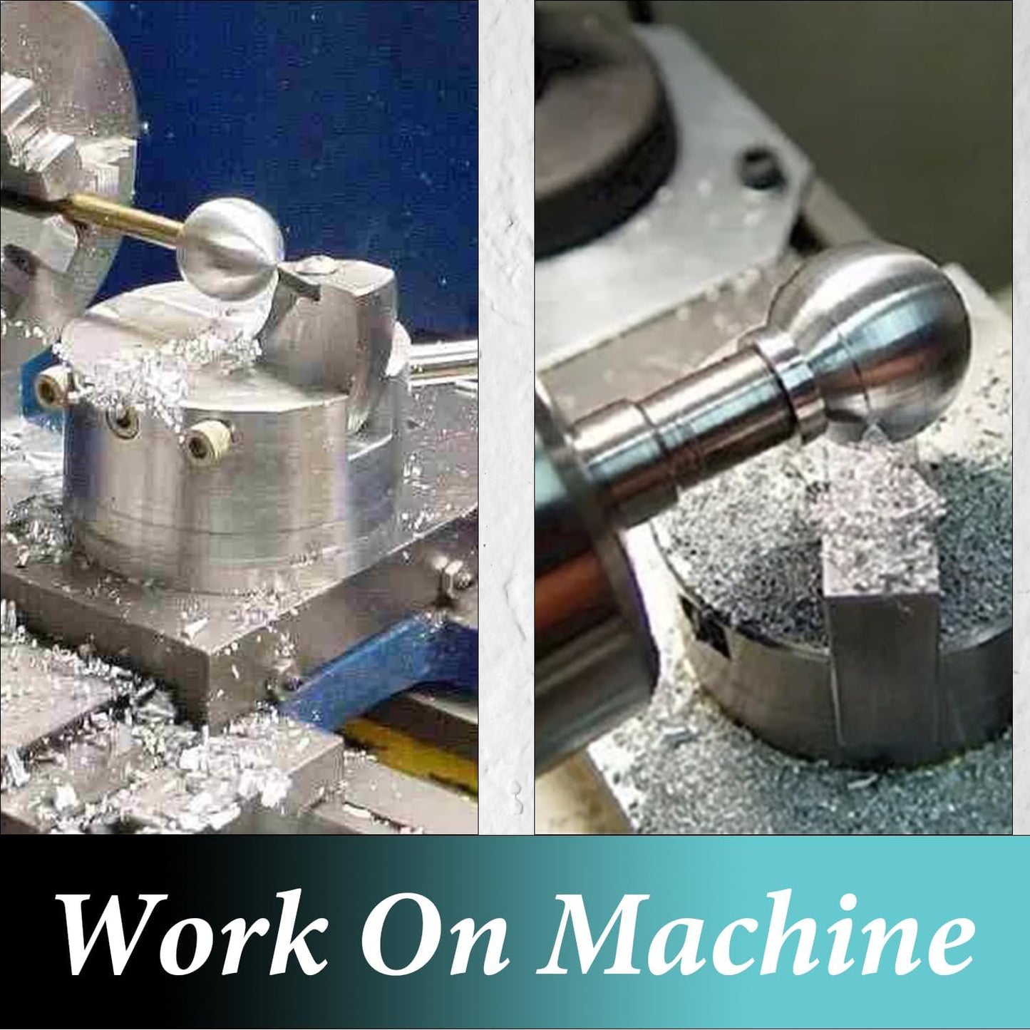 Assorts Lathe's Ball Turning Attachment with Size Scale (Round Base-Single Bit-For Myford & Similar Size)