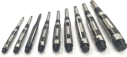 QUALITY ADJUSTABLE HAND REAMERS-CARBON STEEL BLADES (SET OF 9 PCS -H4 TO H12)