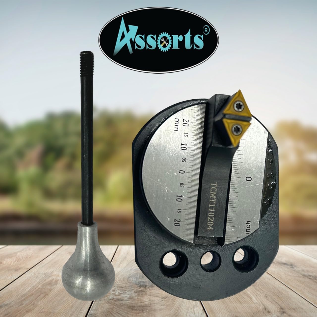Assorts Direct Fitting Ball Turning Attachment for 7x14 / 7x16 Mini Lathe – Turns Concave & Convex Metal Balls – Without Box – Fits Myford & Similar Lathes