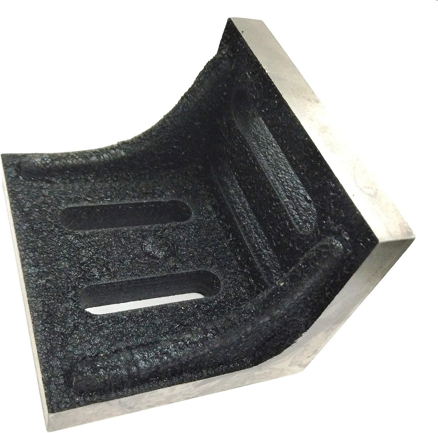 Assorts SLOTTED WEBBED ANGLE PLATE- STRESS RELIEVED GRAIN CASTE IRON ANGLE PLATE (BIG # 3" x 3-1/2" x 2-1/2"INCH/ 75 x 88 x 63 MM)