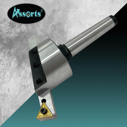 2" Inch (50 mm) Head Diameter Fly Cutter for milling & Lathe Machine with Replaceable Carbide Insert bit Indexable Tool