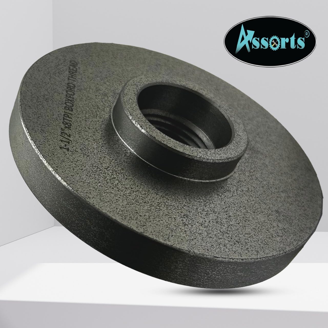 Lathe Chuck 125 mm Backplate in 1-1/2"x 8 TPI Boxford thread- Make Recess u need