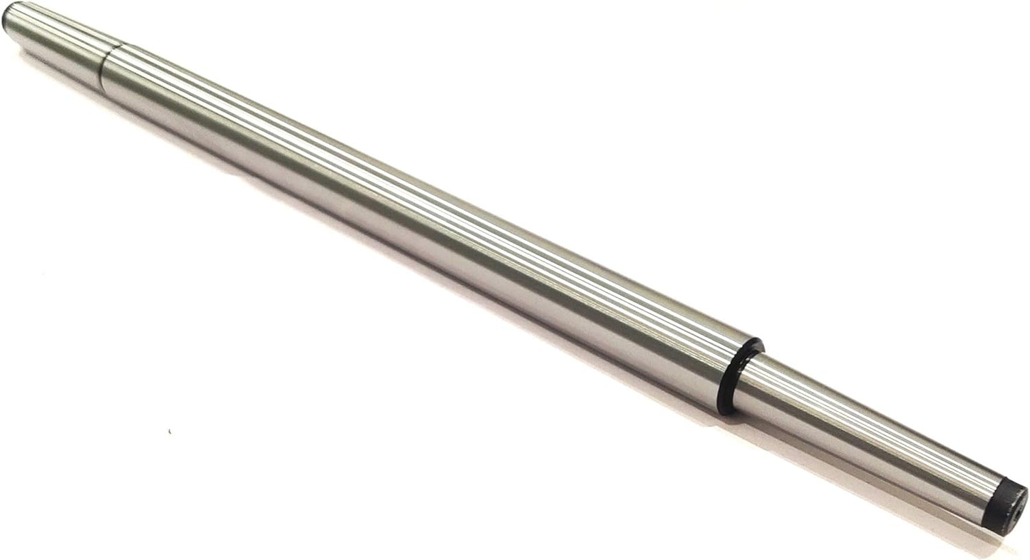 PRECISION STEEL LATHE ALIGNMENT TEST BAR MANDREL-HELPS LINING-UP HEADSTOCK & TAILSTOCK TO ELIMINATE ANY TAPER TURNING ON LONG LENGTH WORK-PIECE (DOUBLE END MT2 & MT3 (OAL 450 MM))