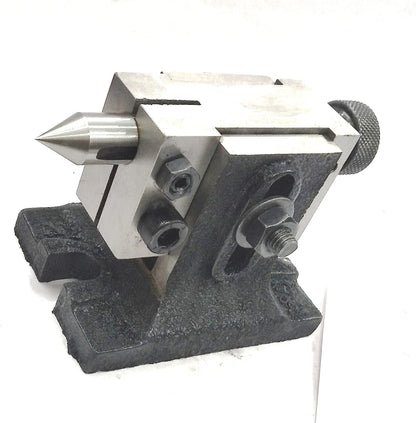 Assorts 3" Inches/ 80 Mm Tilting Rotary Table With 70 Mm 4 Jaw Independent Chuck, Suitable Back Plate & T Nuts Bolts, Tailstock & M6 Clamp Kit -engineering Tools