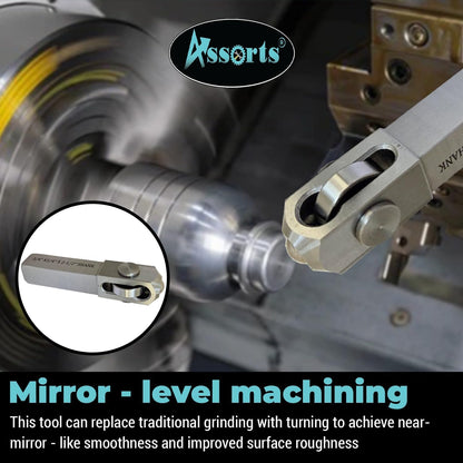 ASSORTS Mini Lathe Burnishing Tool Premium Series Roller Burnishing Tool for | (HRC 1868) ((3/4" × 3/4" × 2-1/2"- Shank))