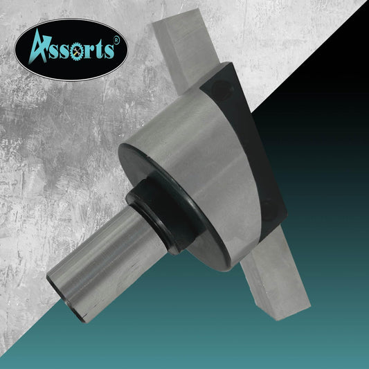 2" Inch (50 mm) Head Diameter Fly Cutter for Milling & Lathe Machine with HSS Tool Bit, Straight Shank 3/4" Inch