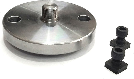 Assorts 65 mm- 3 Jaws Self Centering Chuck with Back Plate & T-nuts for Milling