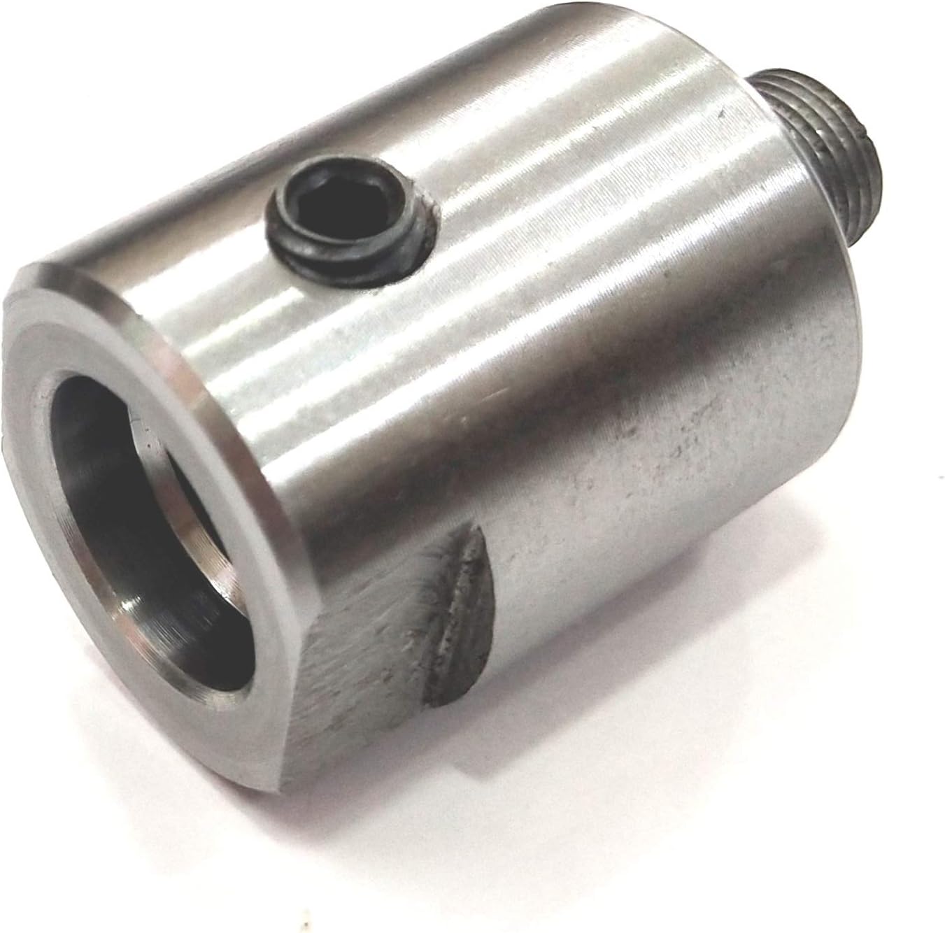 Lathe Spindle Adapter Connects 3/4" x 16 TPI Machine Spindle to M12 x 1 Threaded Chucks (ADAPTOR WITH 50 MM 3 JAW SELF CENTERING CHUCK)