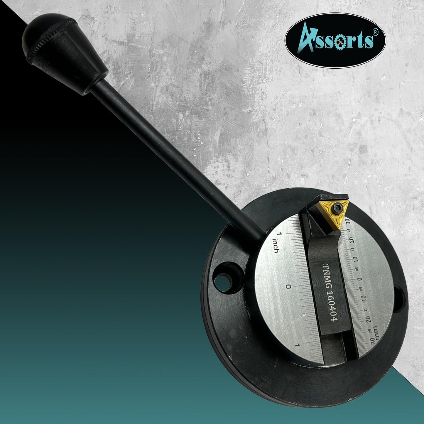 Assorts Lathe's Ball Turning Attachment with Size Scale (Round Base-Single Bit-For Myford & Similar Size)