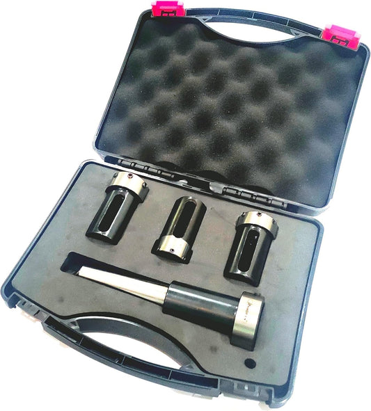 Tailstock die holder for lathe machine for threading-floating type-imperial die sizes (2MT)