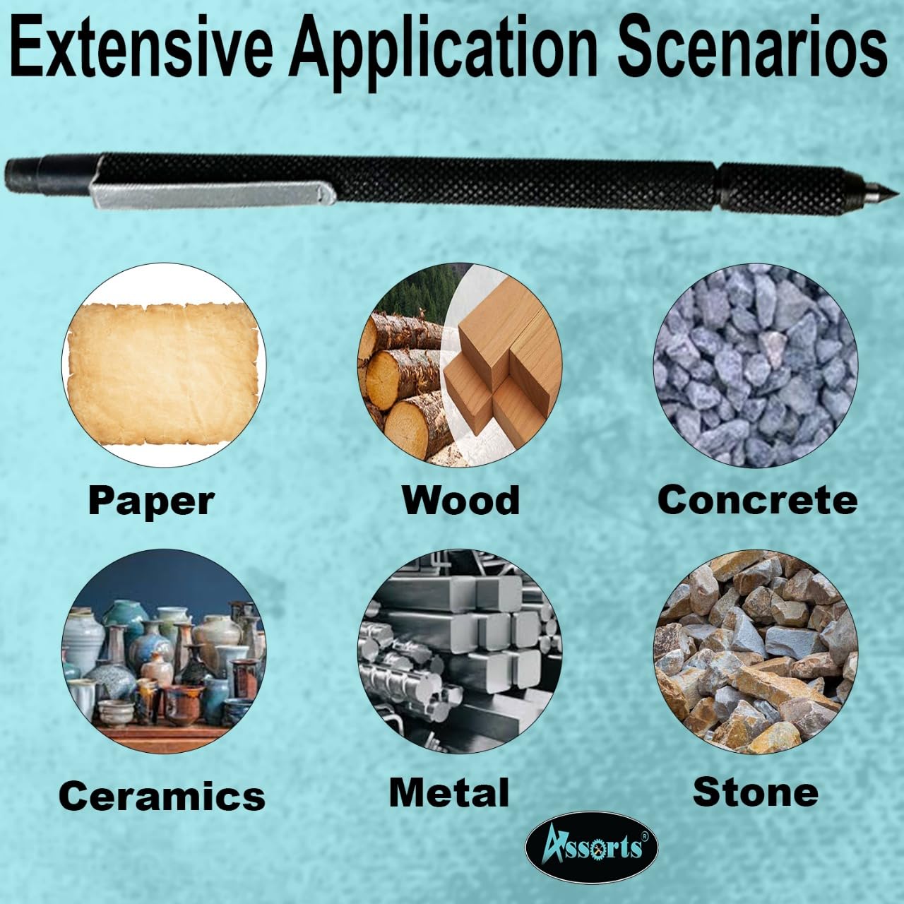 ASSORTS Starter Engineer Kit (Try Squares, Center Square & Carbide Scriber Pen) Wooden Packaging