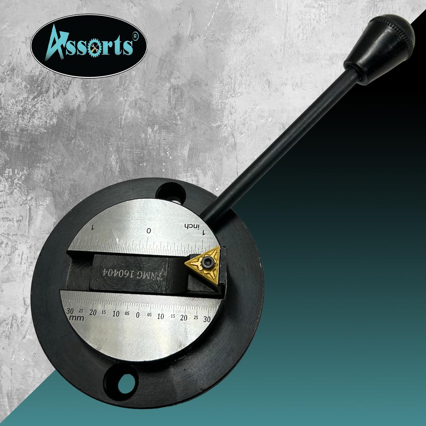 Assorts Lathe's Ball Turning Attachment with Size Scale (Round Base-Single Bit-For Myford & Similar Size)