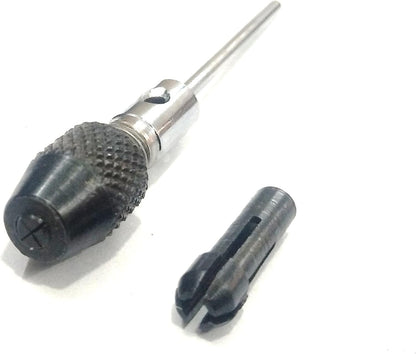 Adapter Pin Chuck Set Collet 1: 0-1/16" (~ 0 to 1.5 mm) & Collet 2: 1/16" - 3/32" (~ 1.5 to 2.5 mm)-Craft, Jewelry, DIY Tools