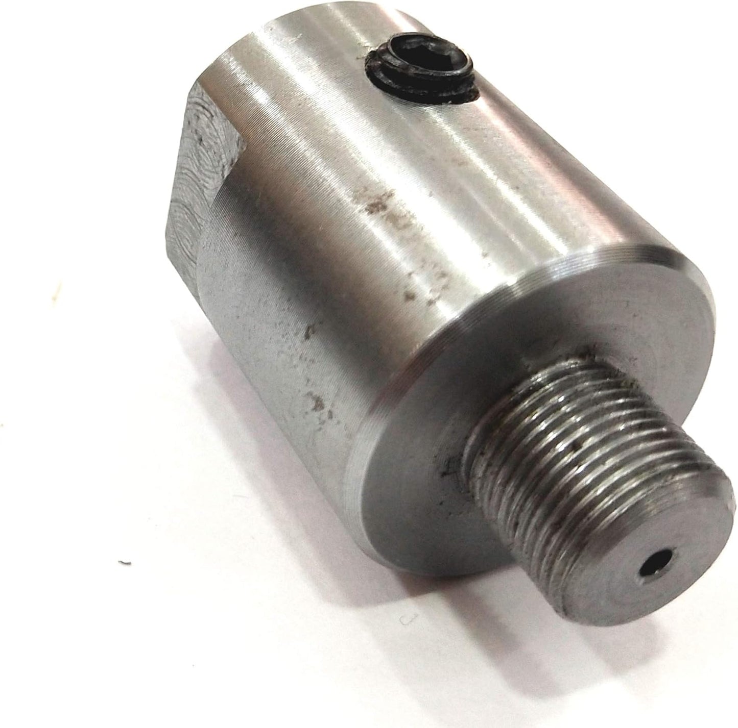 Lathe Spindle Adapter Fits Shopsmith Mark V 5/8" Spindle to Threaded Chuck (5/8" Spindle to M12 x 1 Thread 50 mm 4 Jaw Independent Chuck)