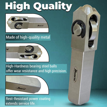 ASSORTS Mini Lathe Burnishing Tool Premium Series Roller Burnishing Tool for | (HRC 1868) ((3/4" × 3/4" × 2-1/2"- Shank))