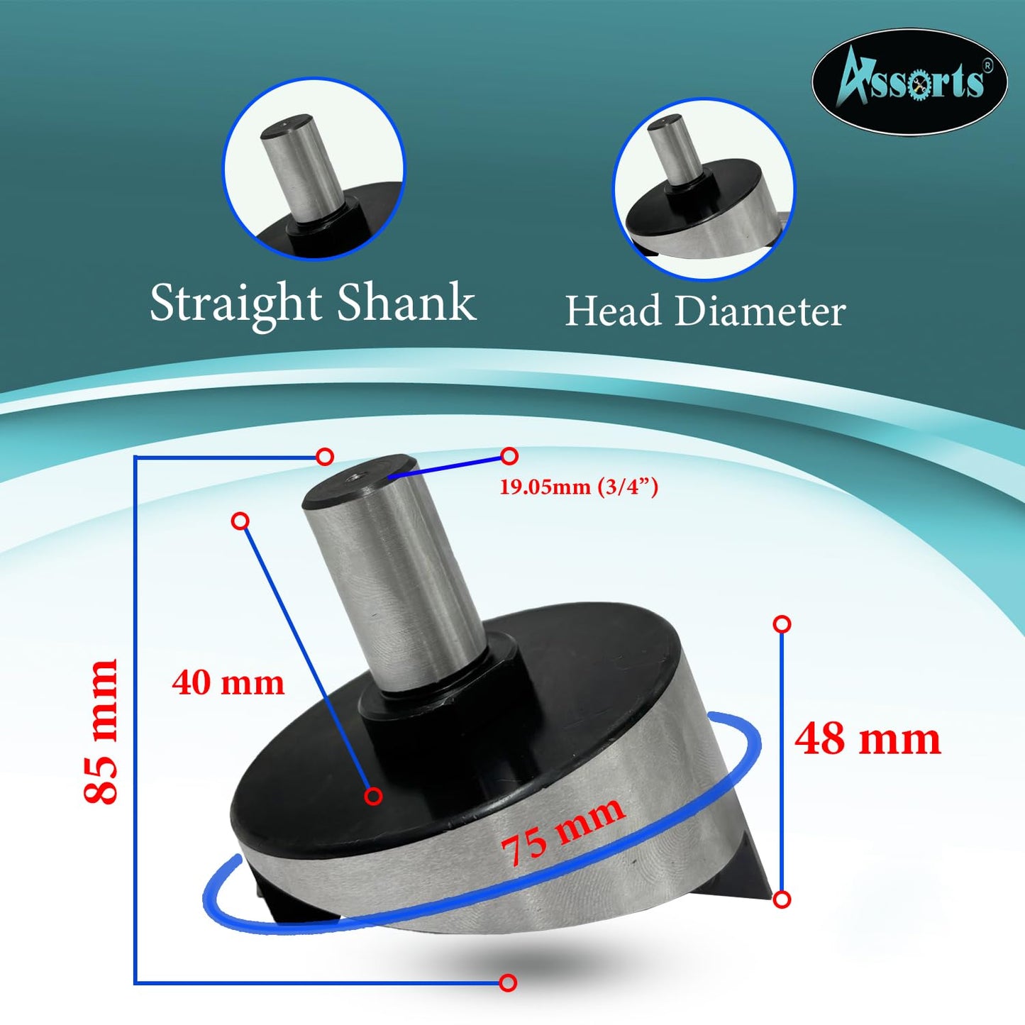 3" Inch II 75 mm Head Diameter Fly Cutter For Milling & Lathe Machine with HSS Tool Bit
