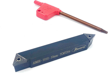 Double End Indexable RH & Center Cut Turning Tool for CNC & Lathe Machine (12 mm Sq. Shank)