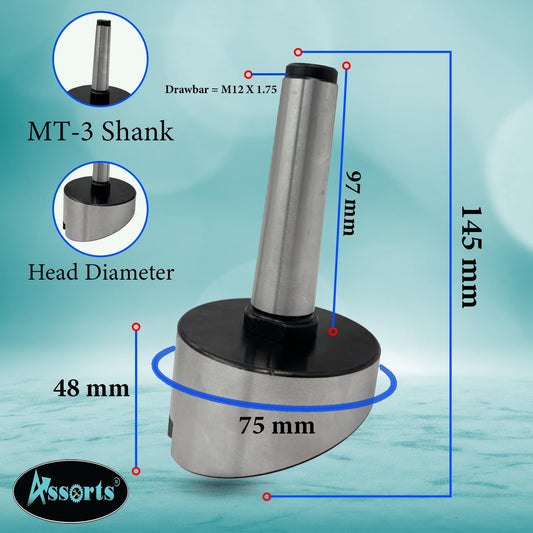 3" Inch II 75 mm Head Diameter Fly Cutter For Milling & Lathe Machine with Replaceable Carbide Insert Indexable Tool