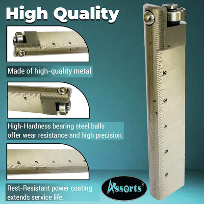 ASSORTS Dual Burnishing Tool  Internal & External Burnishing Tool for Lathe & CNC | Mirror Finish Tool | Industrial Grade | Shank 5/8 x 1-3/8 x 7 | Min Bore Ø40 mm