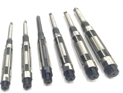 QUALITY ADJUSTABLE HAND REAMERS-CARBON STEEL BLADES (SET OF 6 PCS- H4 TO H9)
