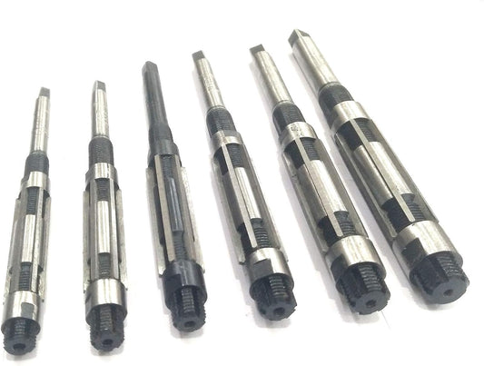 QUALITY ADJUSTABLE HAND REAMERS-CARBON STEEL BLADES (SET OF 6 PCS- H4 TO H9)