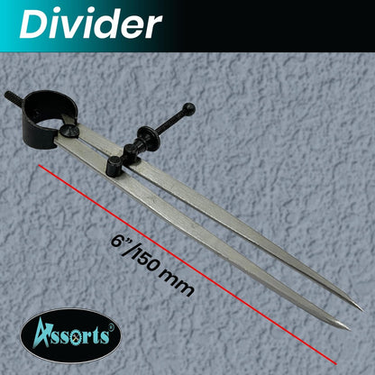 Assorts 3 Pieces Spring Caliper Set - Inside, Outside & Divider 6" inch (150 mm)-Measuring Tool, Workshop, Toolroom