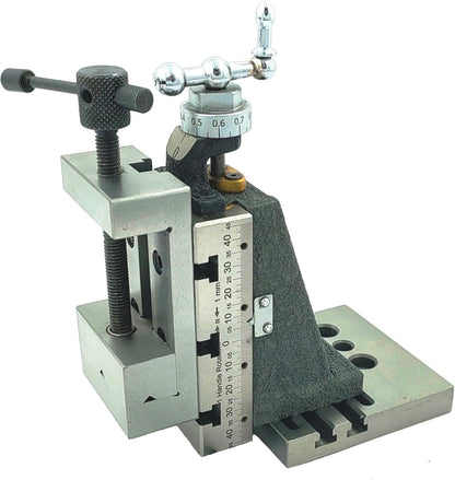 Mini Vertical Milling Slide with 2"/ 50 mm Mini Steel Vice & Base Mounting Plate - Direct Mounting on 7 x 14 Mini Lathe Machine-(No clamps)