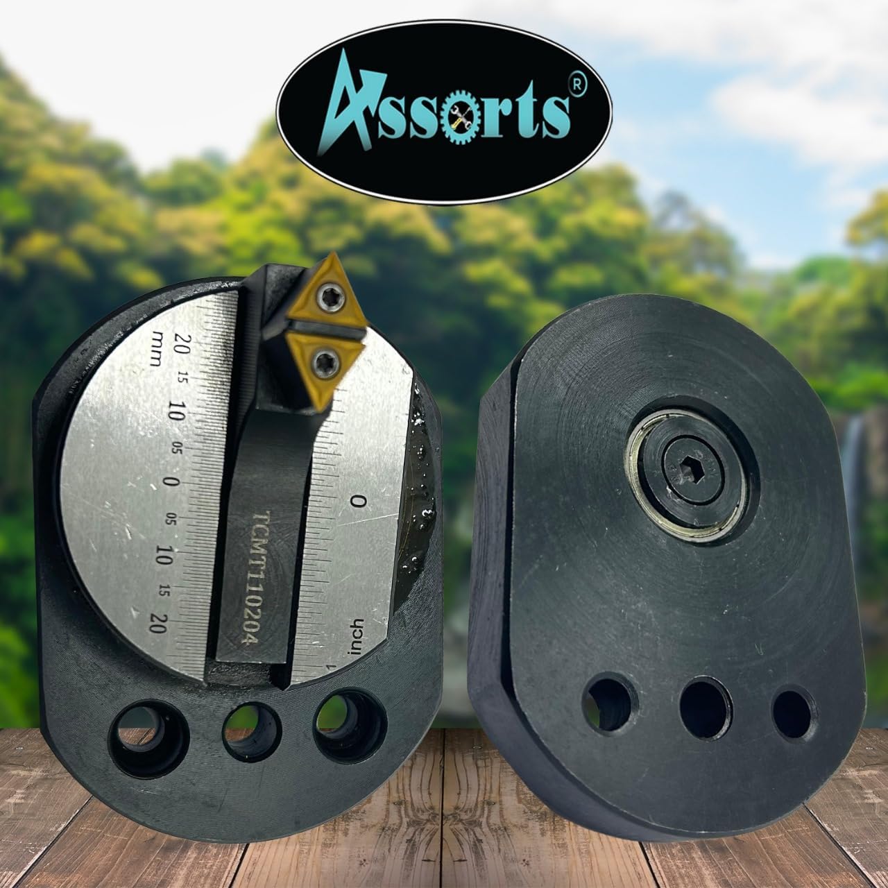 Assorts Direct Fit Ball Turning Attachment for 7x14 / 7x16 Mini Lathe – Turns Concave & Convex Metal Balls – With Box & Spare Carbide Inserts – Fits Myford & Similar Lathes