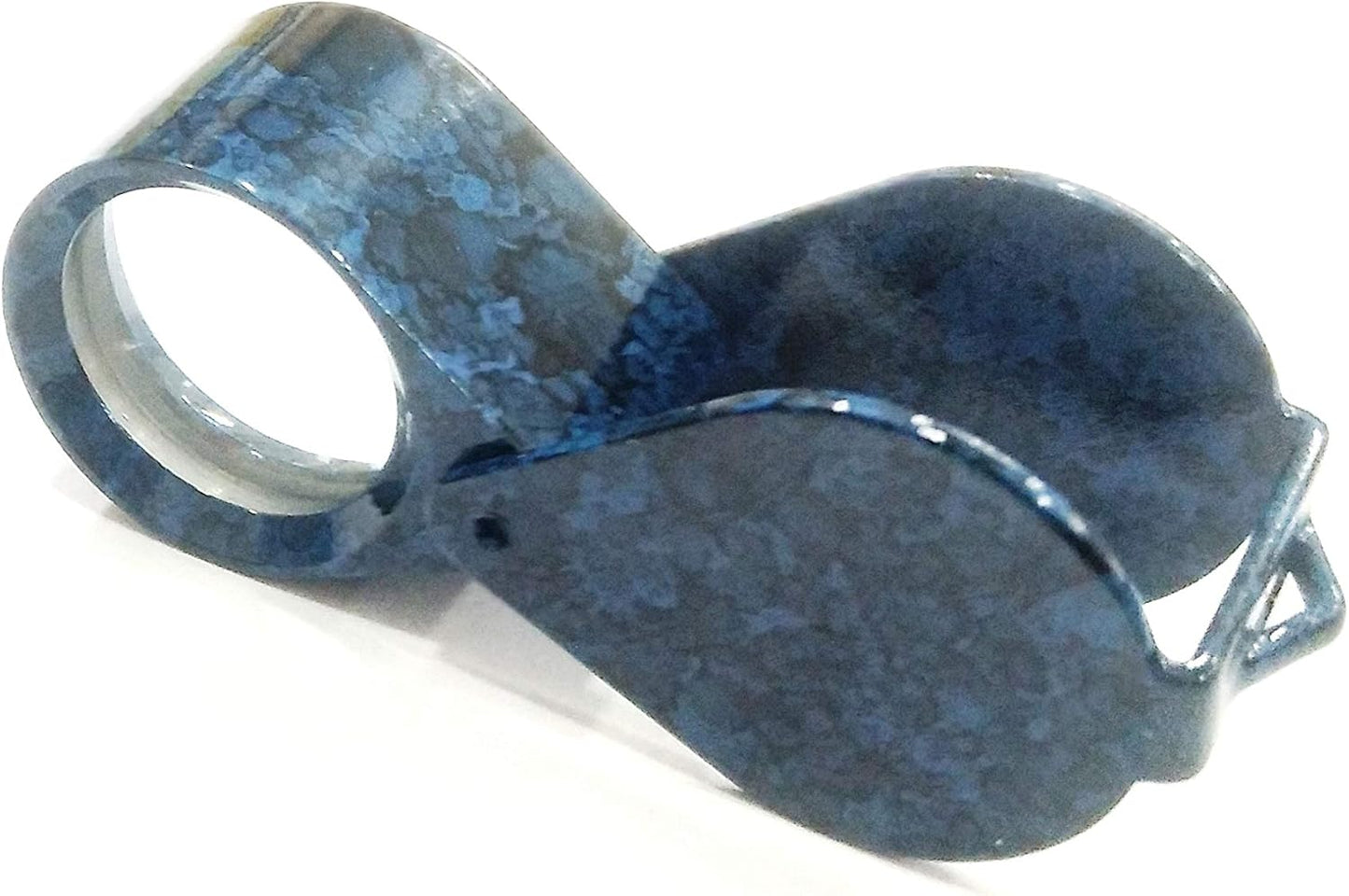 Power 10 X Magnifying Eye LOUPES ZOOMING Eye Glass Art, Craft & Jewelers Hobby Tool (21 MM Oval, Blue)