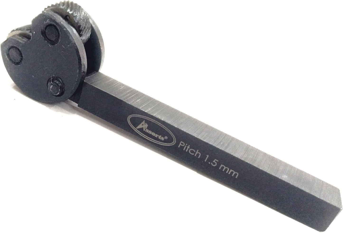 Assorts Knurling Tool Pivot Head – Diamond Pattern, Metric Pitches, 1/2" Square Shank for Lathe, Metalworking & Engineering Tools